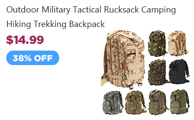 Outdoor Military Tactical Rucksack Camping Hiking Trekking Backpack