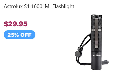 Astrolux S1 1600LM  Flashlight