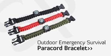 Outdoor Emergency Survival Paracord Bracelet