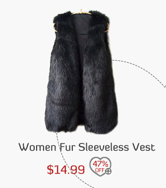 Women Fur Sleeveless Vest