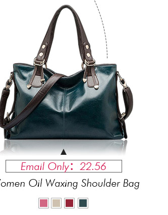 Women Oil Waxing Shoulder Bag