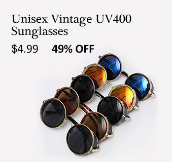 Unisex Vintage UV400 Sunglasses