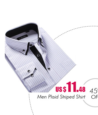 Men Plaid Striped Shirt