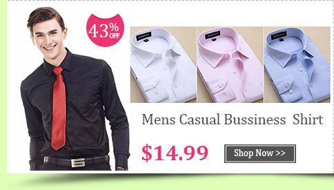 Mens Casual Bussiness Slim Fit Shirt 