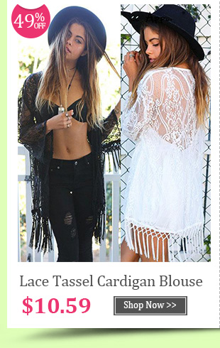 Lace Tassel Cardigan Blouse