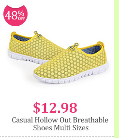Casual Hollow Out Breathable Shoes Multi Sizes