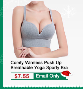 Comfy Wireless Push Up Breathable Yoga Sporty Bra