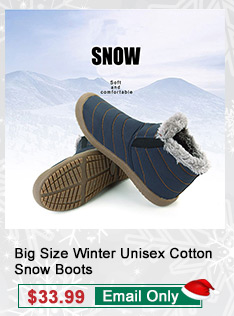 Big Size Winter Unisex Cotton Snow Boots
