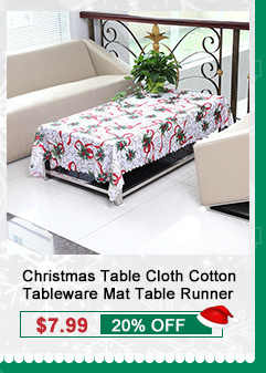 Christmas Table Cloth Cotton Tableware Mat Table Runner