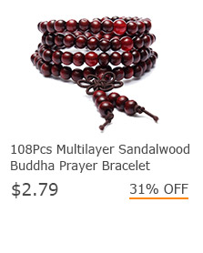 108Pcs Multilayer Sandalwood Buddha Prayer Bracelet