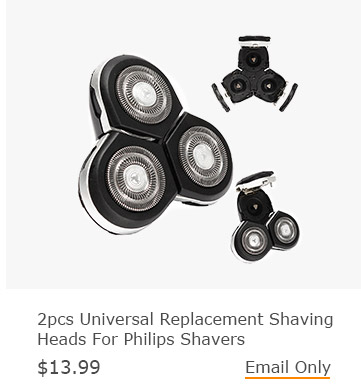 2pcs Universal Replacement Shaving Heads For Philips Shavers