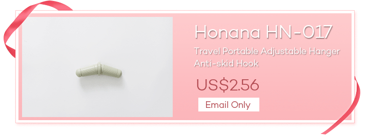 Honana HN-017 Travel Portable Adjustable Hanger Anti-skid Hook