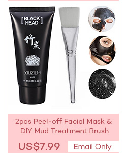 2pcs Peel-off Facial Mask & DIY Mud Treatment Brush