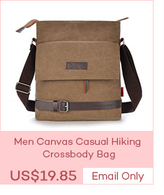 Men Canvas Casual Working Student Hiking Shoulder Crossbody Bag