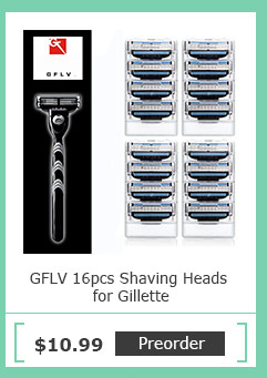 GFLV 16pcs Shaving Heads for Gillette