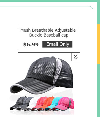 Mesh Breathable Adjustable Buckle Baseball cap