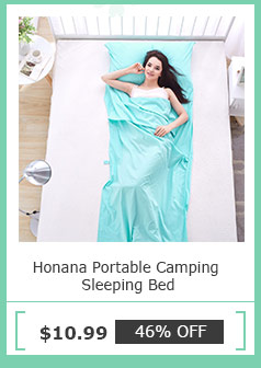 Honana Outdoor Sleeping Bag Liner Pongee Portable Camping Travel Sleeping Bed