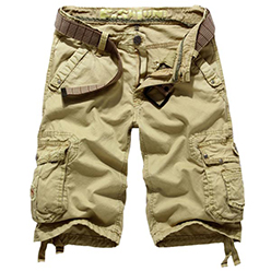 Mens Multi Pocket Cargo Shorts