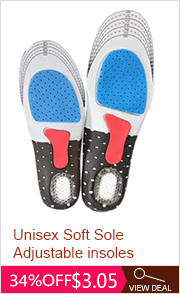 Unisex Soft Sole Adjustable Insoles