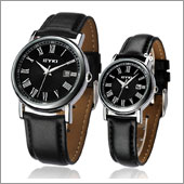 Leather Couple Watch