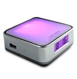 Clock Backlight USB Concentrator With Alarm