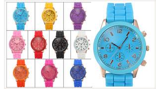 Silicone Candy Sport Watch