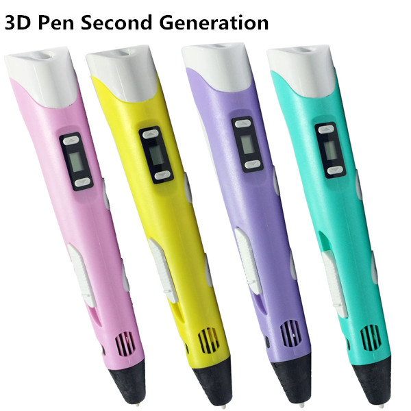 Upgrade 2nd Generation 3D Stereoscopic Printer Pen With LCD