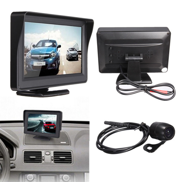 LCD Car Rear View Monitor+Night Vision Reverse Camera