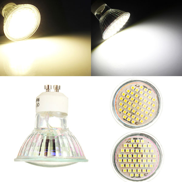 

GU10 LED Bulb 3W AC 110V 48 SMD 3528 White/Warm White Spot Light