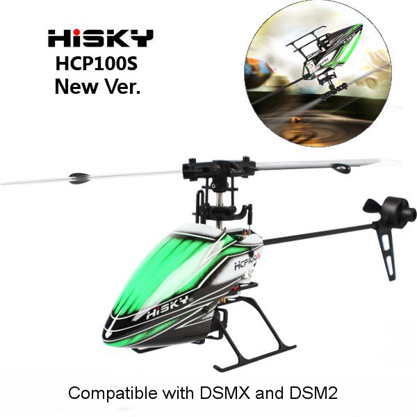Hisky HCP100S 6CH Dual Brushless RC Helicopter BNF