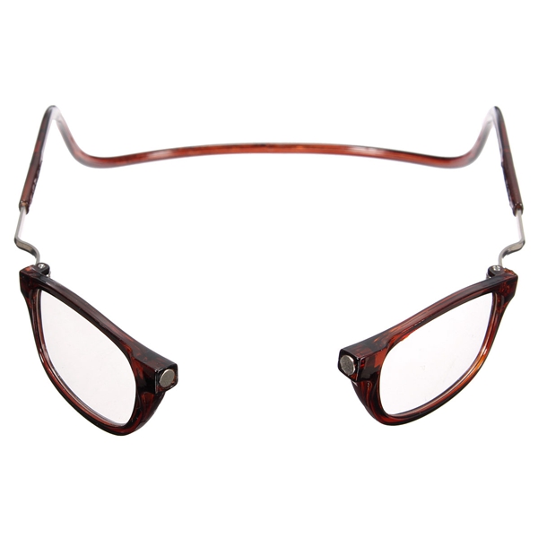Unisex Folding Magnetic Magnifying Neck Hanging Reading Glasses 