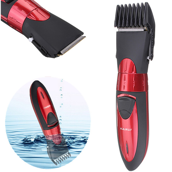 Rechargeable Waterproof Cut Electric Hair Clippers Trimmer Voltmeter Ammeter 6.5V-100V