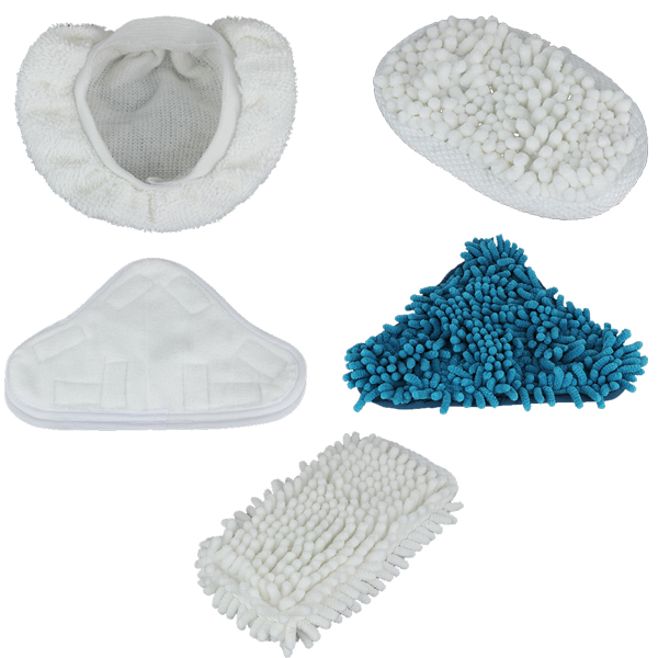 

5Pcs Microfiber Steam Mop Cloth Head Shark Pad Towels Double Deck Washable Window Household Kitchen Bathroom
