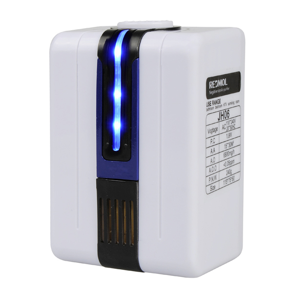 ANJ 110-240V Negative Ion Anion Home Mini Air Purifier with Adapter