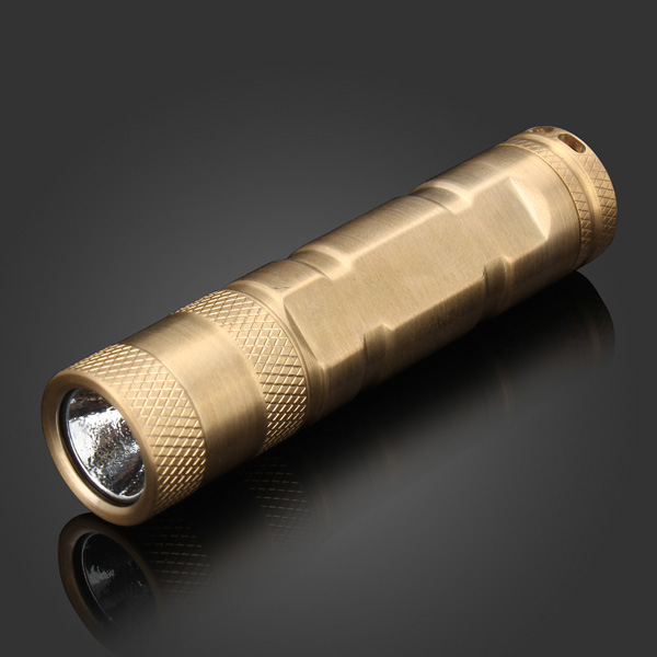 

Cree XP-G2 R5 Brass 3-Mode AA Mini LED Flashlight