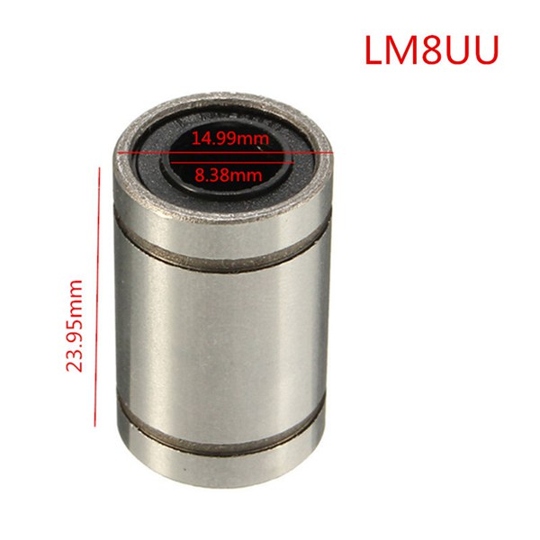 LM6UU/LM8UU/LM10UU Linear Bearing Steel 3D Printer Accessories 7