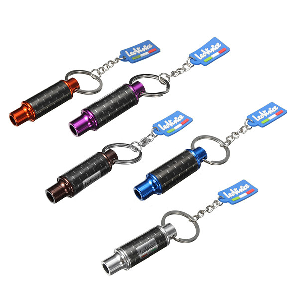 

Universal Locomotive Exhaust Keychain Keyring Buckle Key Chain Ring Motorboat Motorcycle Auto