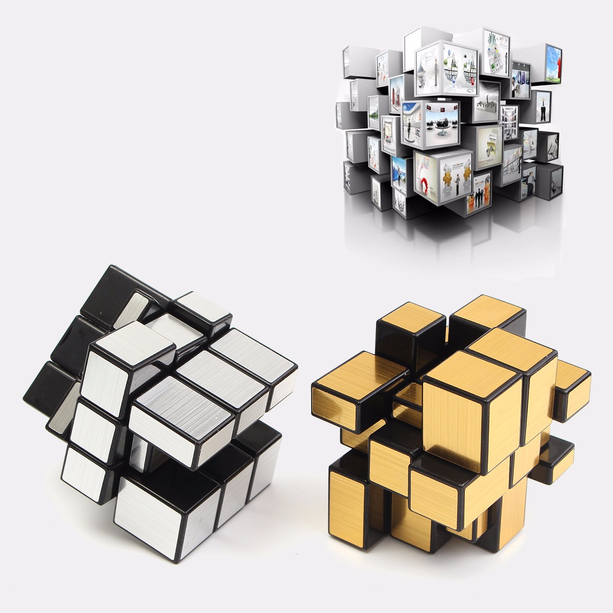 3x3x3 Mirror Magic Speed Cube Ultra-smooth Professional Puzzle Twist Toy Gift - Photo: 1