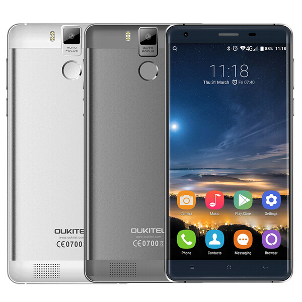 OUKITEL K6000 Pro 5.5″ 
3GB RAM MT6753 Octa-core 4G Smartphone