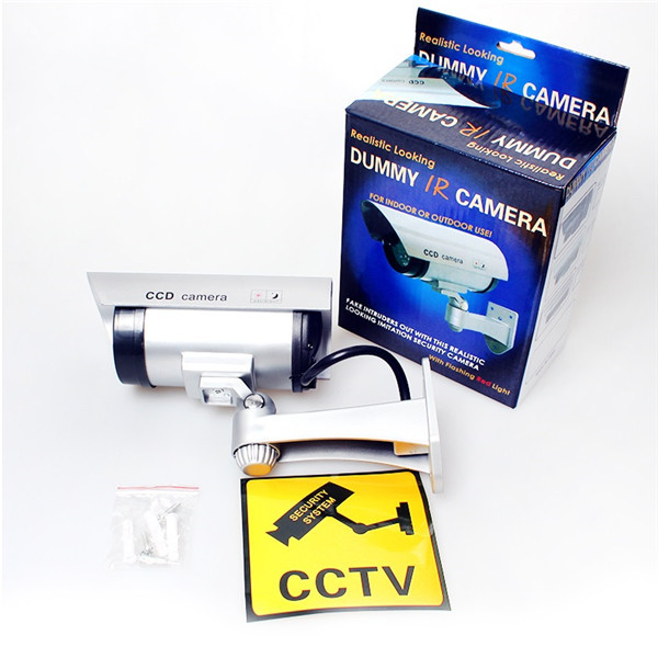 CA-11-01 Dummy Fake Outdooors Waterproof Surveillance CCTV Security Camera Flashing Red Led Light 10