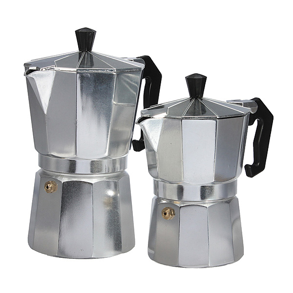 Aluminum Moka Espresso Latte Percolator Stove Coffee Maker Pot Coffee Percolators 9