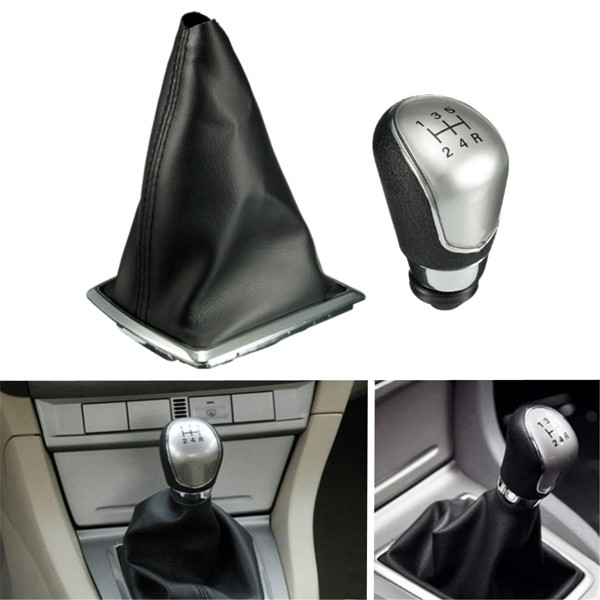 5 Speed Gear Shift Knob Gearstick Gaitor Gaiter Boot Cover For Ford Focus