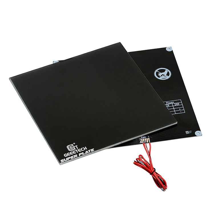Geeetech® 230*230mm*4mm Superplate Black Glass Platform+Aluminum Substrate Heatbed+NTC 3950 Thermistor Kit For 3D Printer 42
