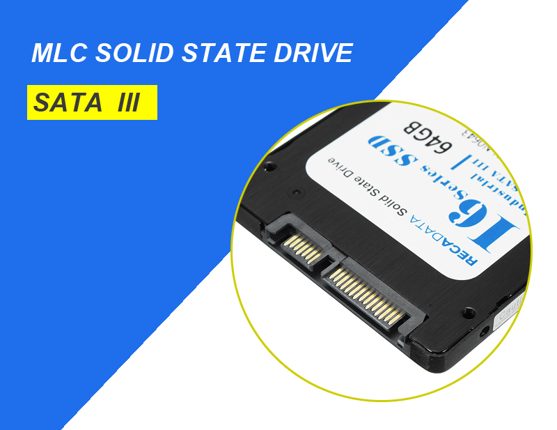 RECADATA 2.5 inch SATA III 64G/128G/256G MLC Internal Solid State Drive SSD Hard Drive Disk 12