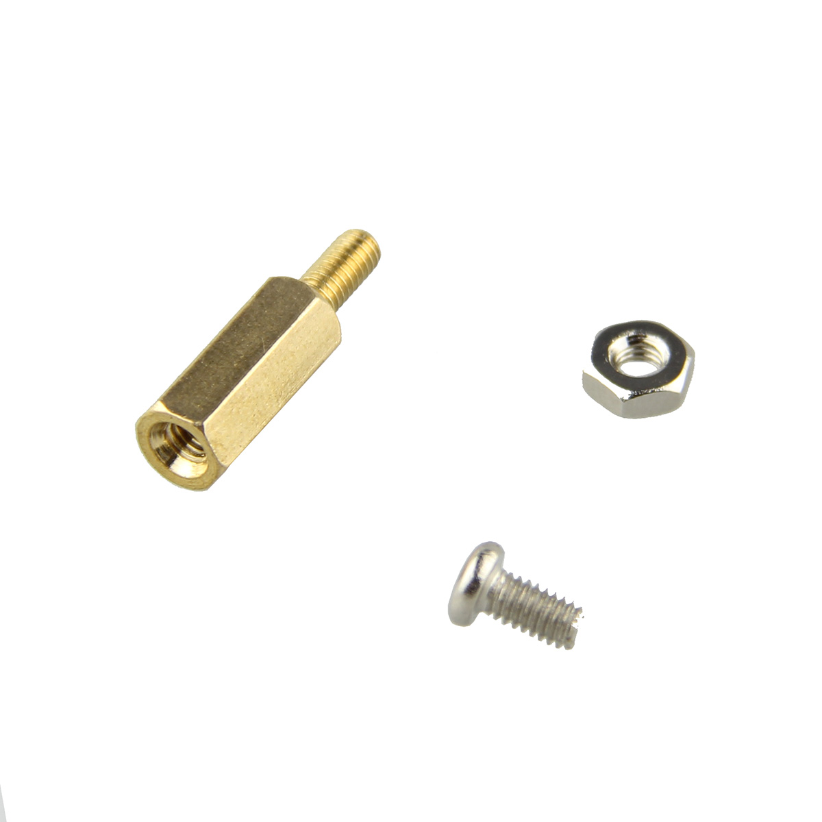 3SETS DIY 11MM Hex Brass Cylinder + Screw + Nut Kits For Raspberry Pi 118