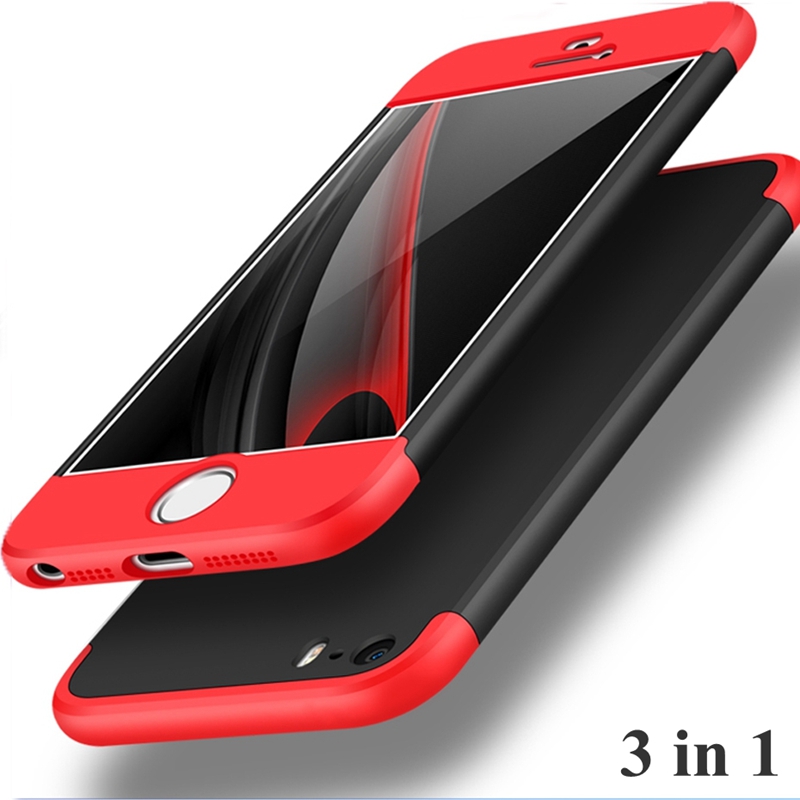 

Bakeey™ 3 in 1 Double Dip 360° Full Protection Hard PC Cover Case for iPhone 6Plus & 6sPlus 5.5 Inch