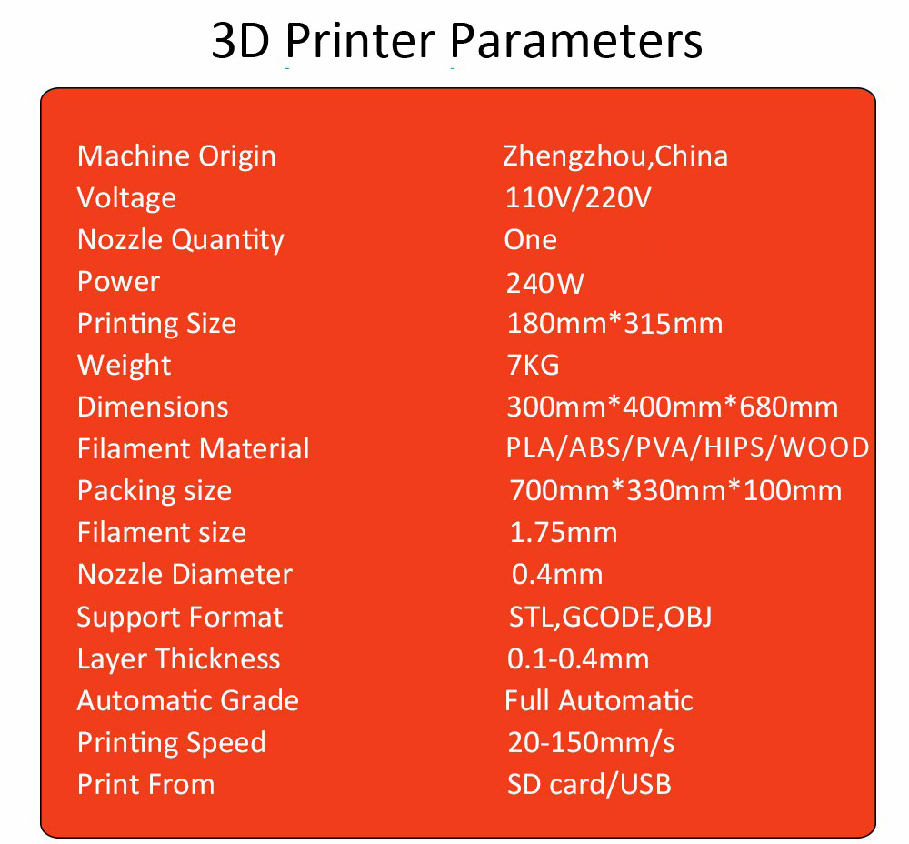 FLSUN® Delta Kossel 3D Printer 180*315mm Printing Size With Auto-leveling Dual Cooling Fans Heated Bed 1.75mm 0.4mm Nozzle 7