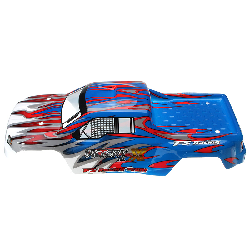 FS Racing 538551 Red & Blue RC Car Shell FS53692 1/10 RC Car Parts - Photo: 4