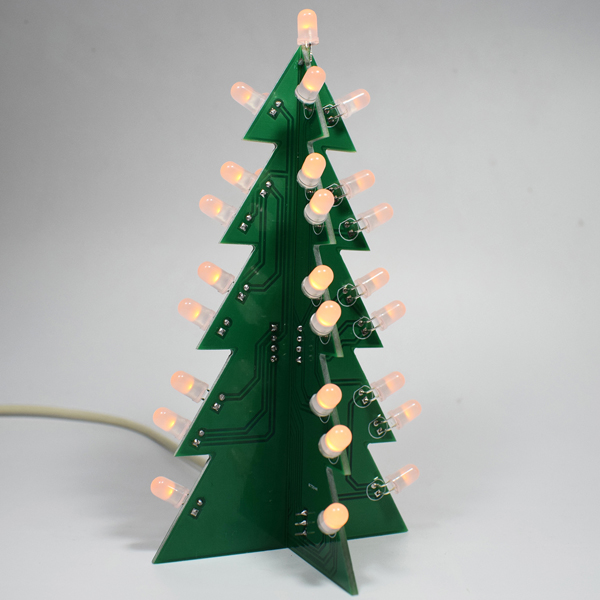 Geekcreit® DIY Star Effect 3D LED Decorative Christmas Tree Kit 18