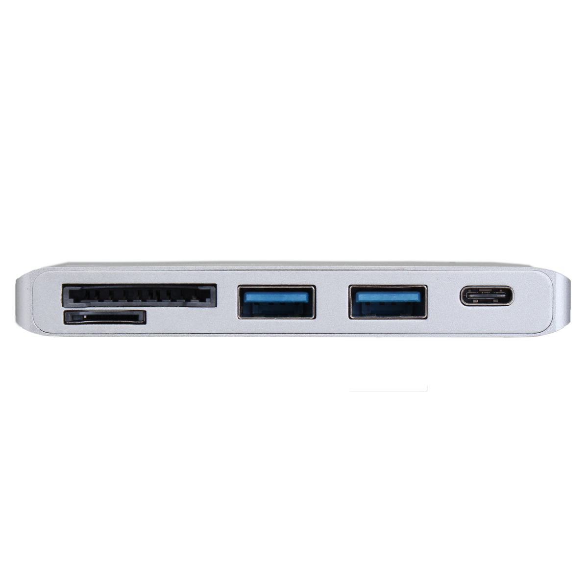 Multifunction USB Hub Type-C to Type-C USB 3.0 2Ports TF SD Card Reader for Laptop PC 16